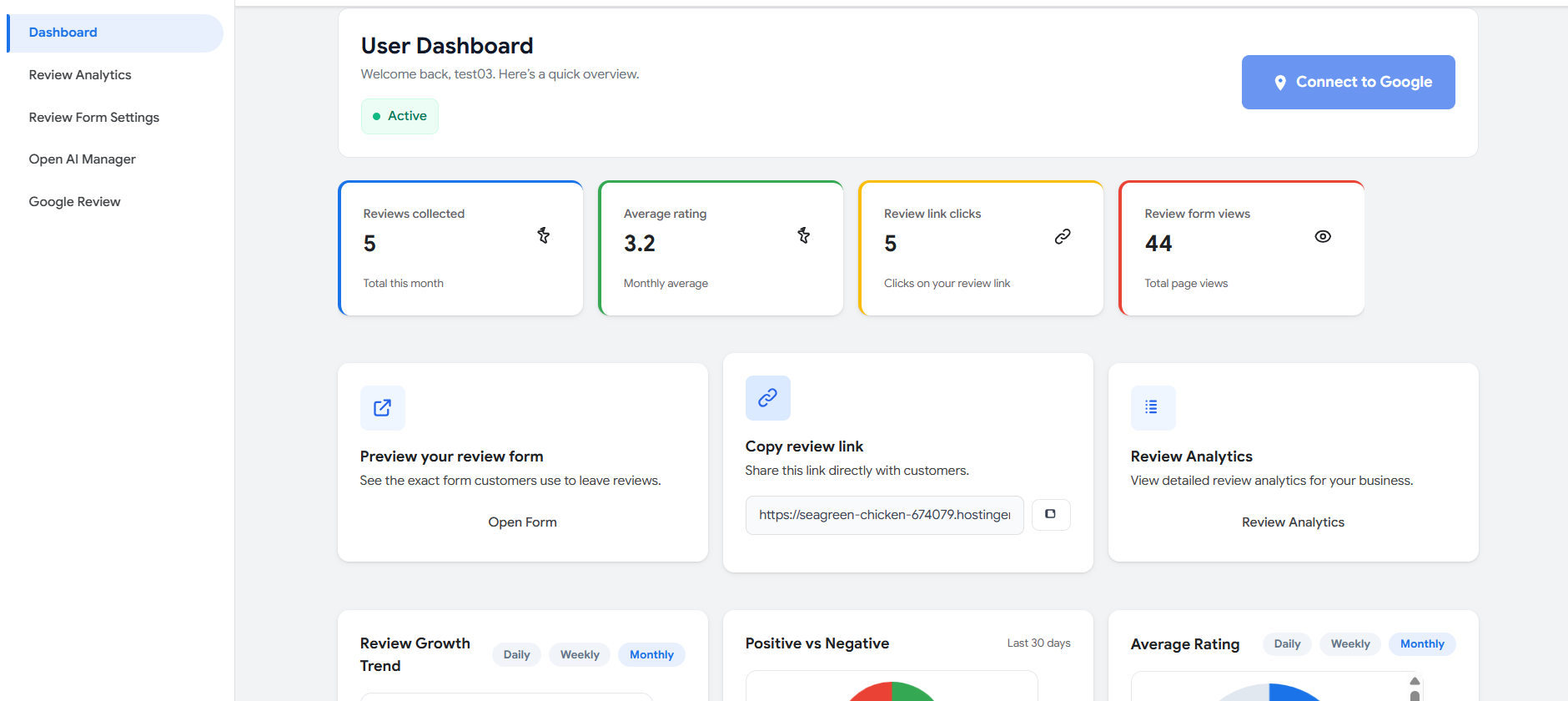 Dashboard Preview